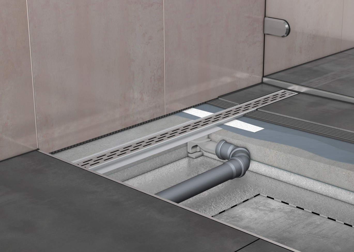 ACO ShowerDrain B Detail-instalace