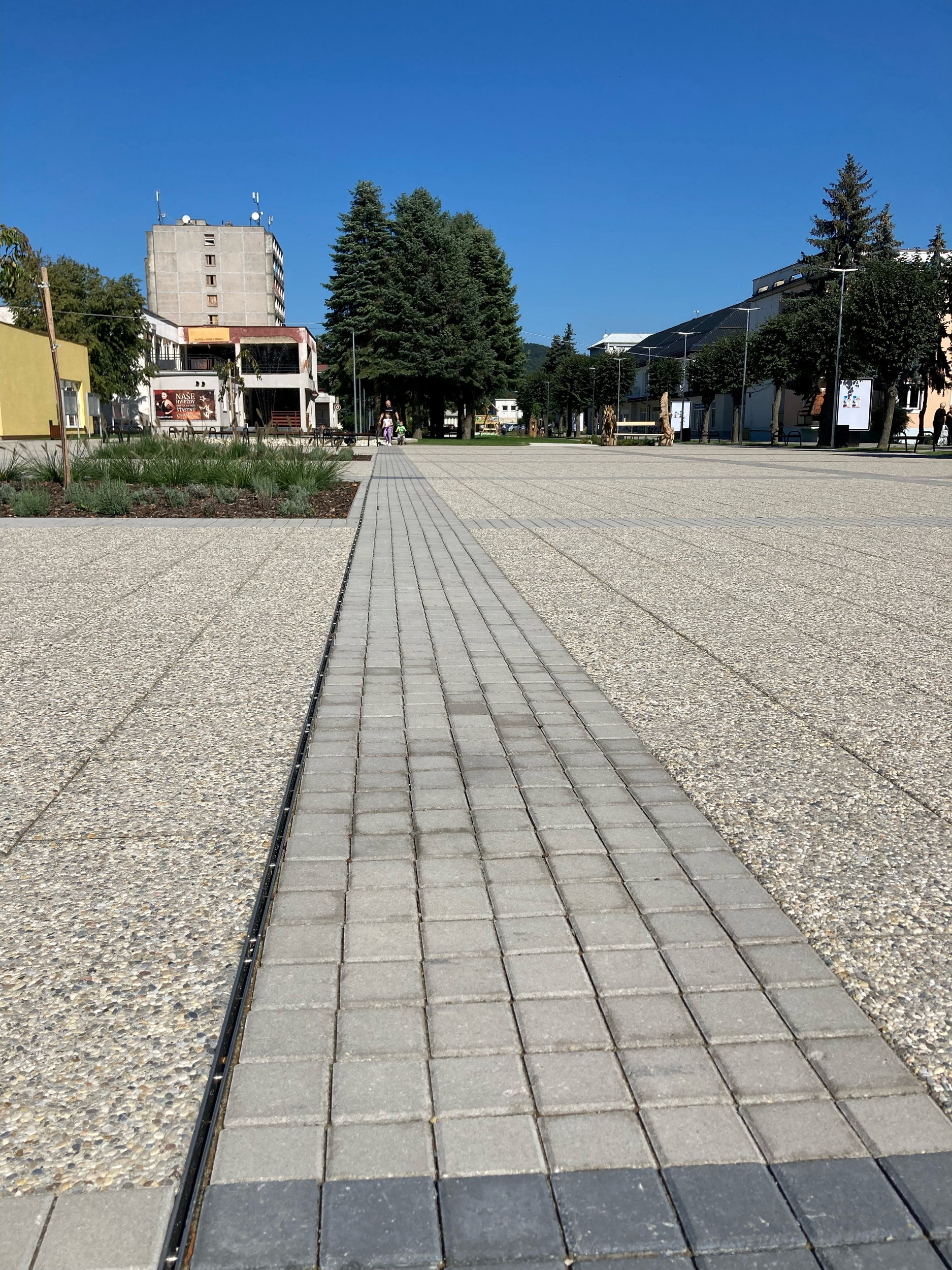 Pešia zona Strážske