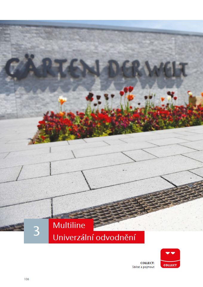 ACO DRAIN® Multiline - odvodňovací žlab z polymerbetonu s univerzálním použitím[A15 - E600 kN]